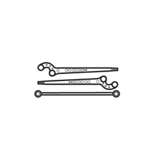 Front Radius Arms and Panhard Rod